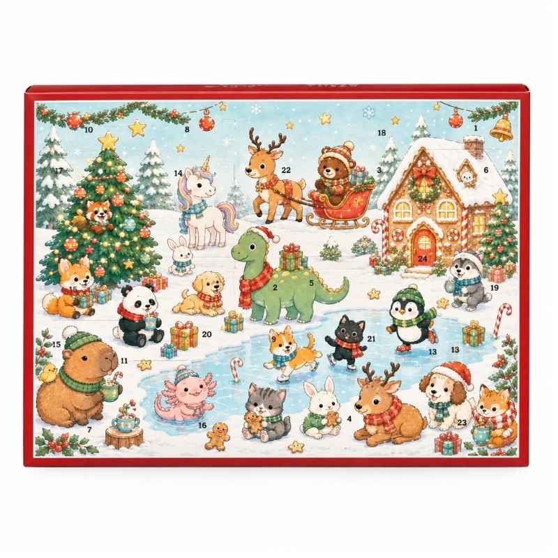 Giving Deer juleklem julekalender genanvendelig kalender