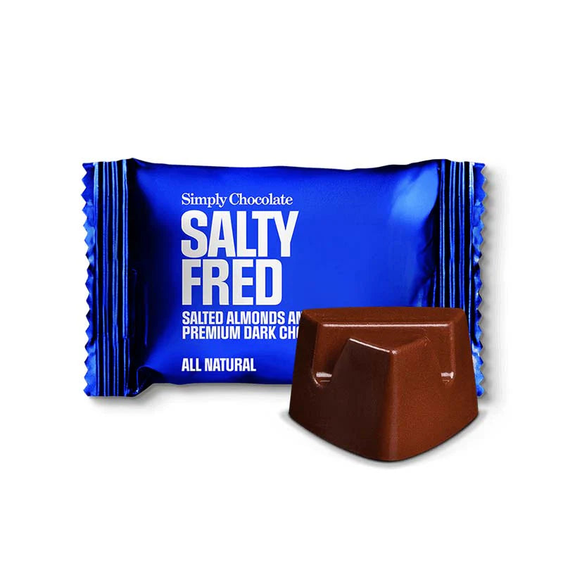 Simply Chocolate - Salty Fred, bite