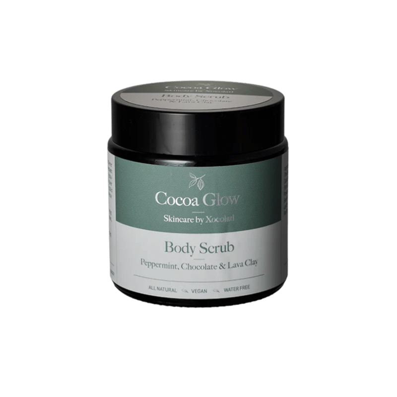 Cocoa Glow Body Scrub med pebermynte 120 g