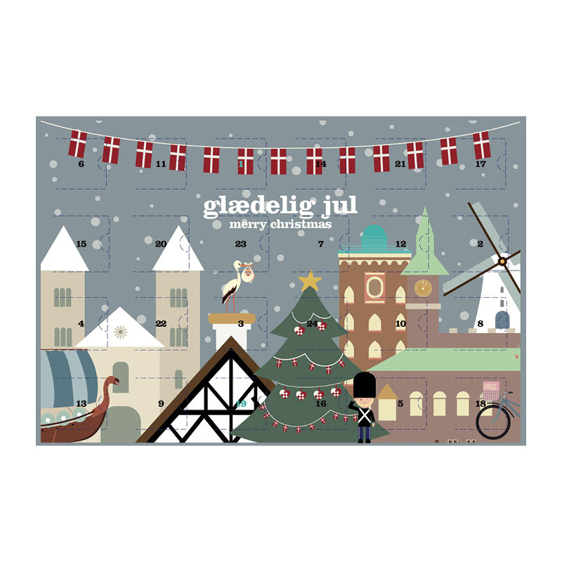 Giving Deer Julekalender 24 låger glædelig jul merry christmas blandende godter mixed mut mut