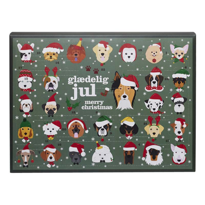 love dogs julekalender omslag byg selv med fyld