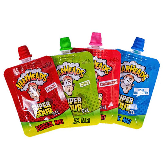 Warheads - Super gel, assorteret