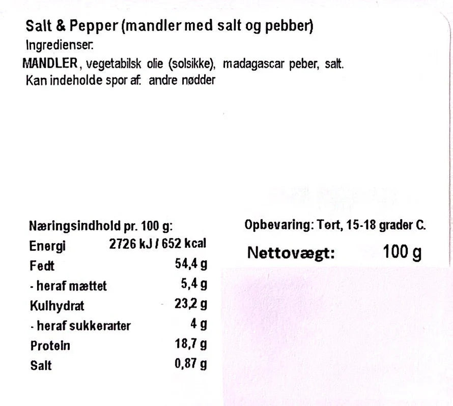 Xocolatl - Salt & pepper mandler