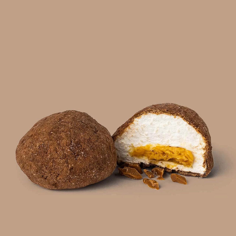 The Mallows - Karamelfyldt skumfidus m. dobbelt karamelchokolade
