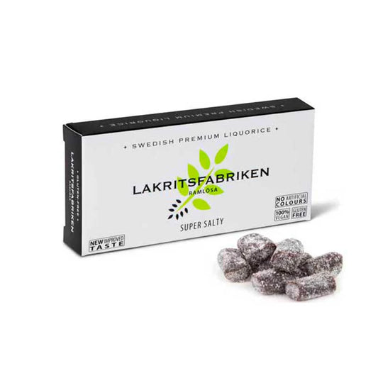 lakritsfabriken supersalty lakrids lakridsstykker lakridsæske kalenderfyld