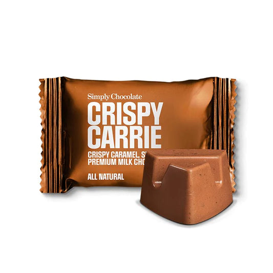 Simply Chocolate - Crispy Carrie, bite