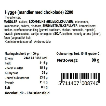 Xocolatl - "Hygge" - Mandler med chokolade