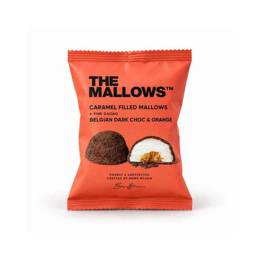 The Mallows karamelfyldt skumfidus med mørk chokolade og appelsin