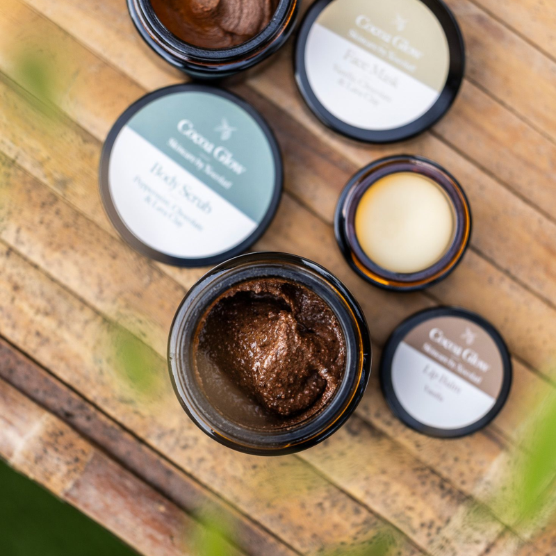 Cocoa Glow Body Scrub med pebermynte 120 g