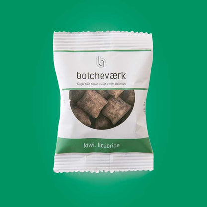 Bolcheværk - Bolcher m. kiwi & lakrids